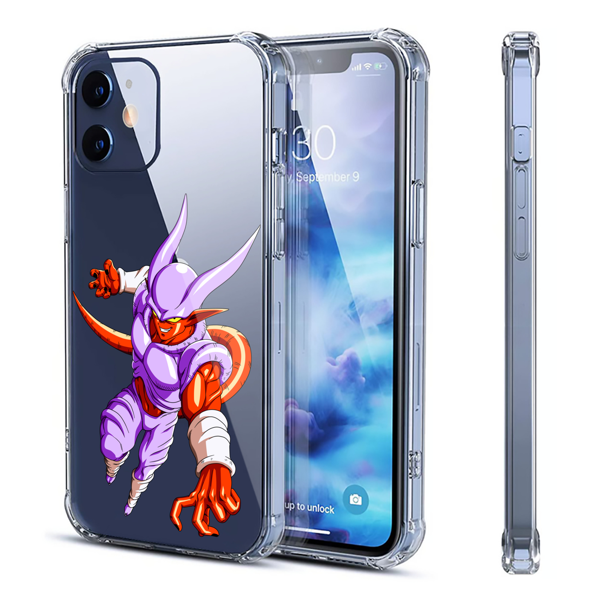 （画像用） ドラゴンボール ジャネンバ DRAGON BALL Janemba 【iPhone 12シリーズ対応】透明スマホケース（クリアソフトケース）